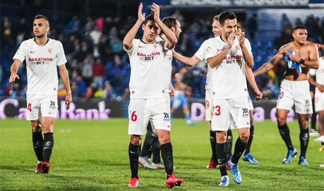 Севилья празднует победу, Sevilla Fútbol Club