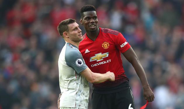 Поль Погба в матче с Ливерпулем, Getty Images