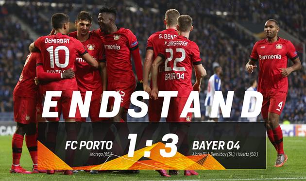 Порту - Байер, twitter.com/bayer04fussball 