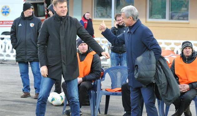 Юрий Максимов и Луиш Каштру, фото ФК Ворскла