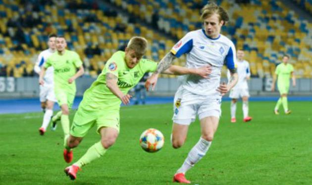 Артем Шабанов (справа), ФК Динамо 