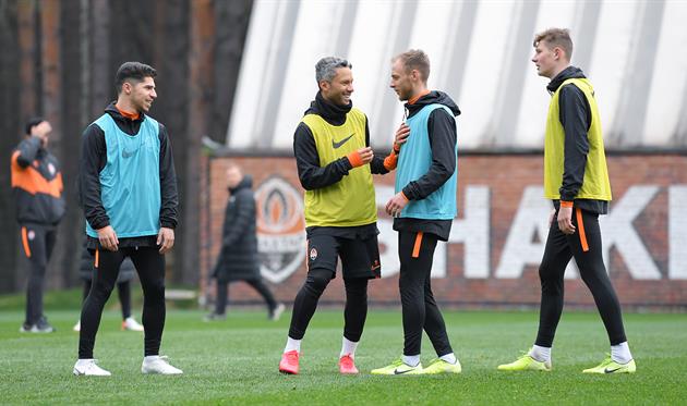 Соломон, Марлос, Болбат и Бондаренко, фото ФК Шахтер