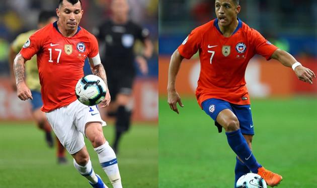 Гари Медель и Алексис Санчес, Getty Images