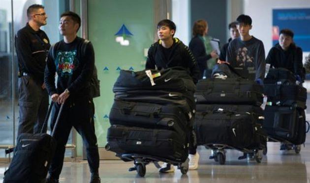 Игроки Ухань Залл, AFP