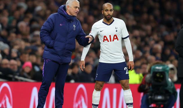 Жозе Моуриньо и Лукас Моура, Getty Images