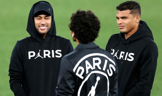 Неймар, Маркиньос и Тиаго Силва, Getty Images