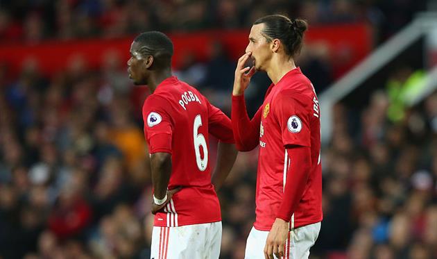 Погба и Ибрагимович, getty images