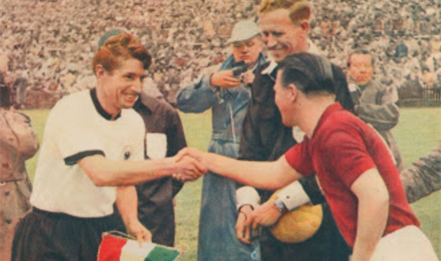 Фридрих Вальтер и Ференц Пушкаш, 1954 год, photo Fifa.com