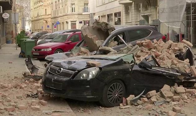 Землетрясение в Хорватии, ВВС