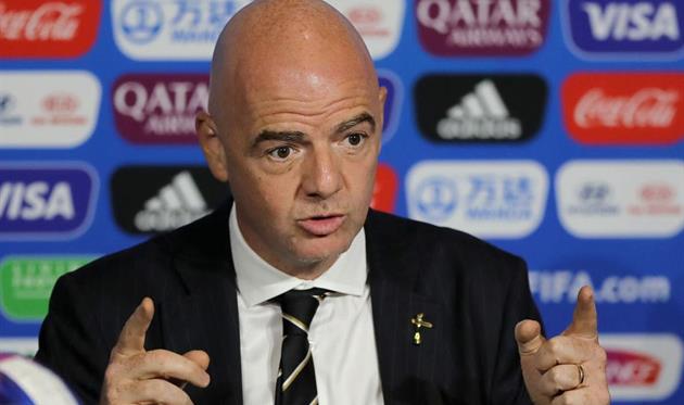 Президент ФИФА Джанни Инфантино, Getty Images