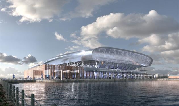 Концепт нового стадиона Эвертона, Liverpool Echo