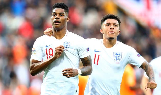 Маркус Рашфорд и Джейдон Санчо, Getty Images