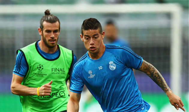 Гарет Бэйл и Хамес Родригес, Getty Images