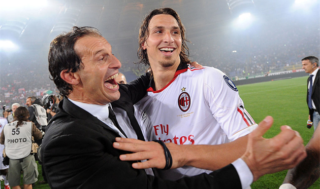 Аллегри и Ибрагимович, Getty Images