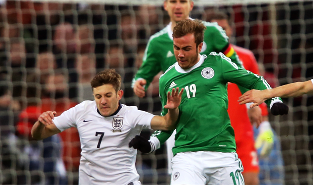 Адам Лаллана (слева) и Марио Гетце, Getty Images