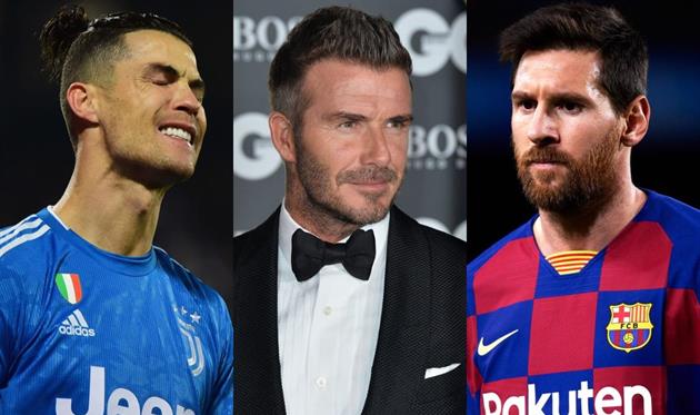 Криштиану Роналду, Дэвид Бекхэм и Лионель Месси, Getty Images