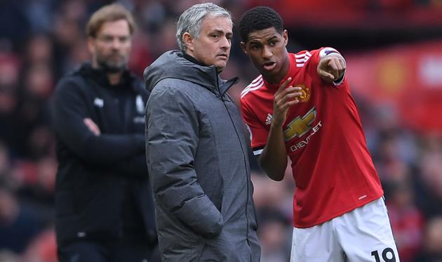 Жозе Моуриньо и Маркус Рашфорд, Getty Images