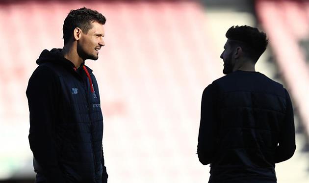 Деян Ловрен и Адам Лаллана, Getty Images