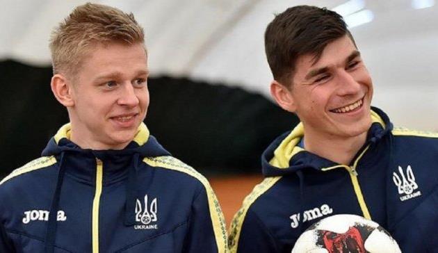 Олександр Зінченко і Руслан Маліновський, фото УАФ