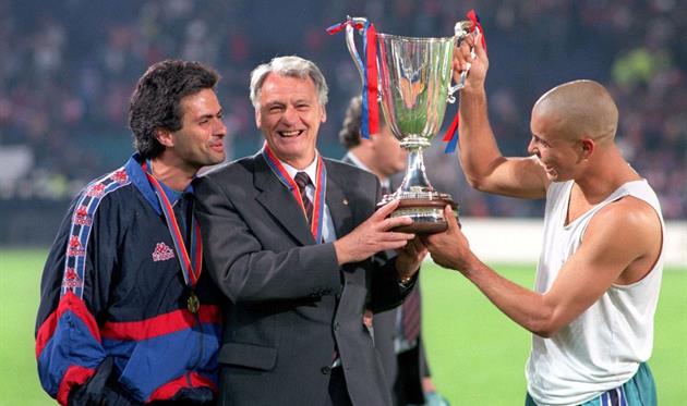 Жозе Моуриньо, Бобби Робсон и Роналдо, Getty Images