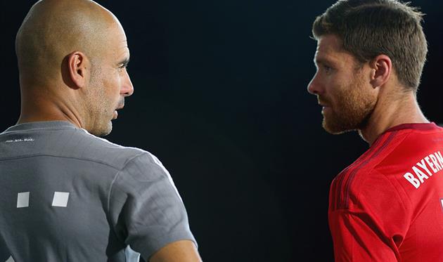 Хосеп Гвардиола и Хаби Алонсо, Getty Images