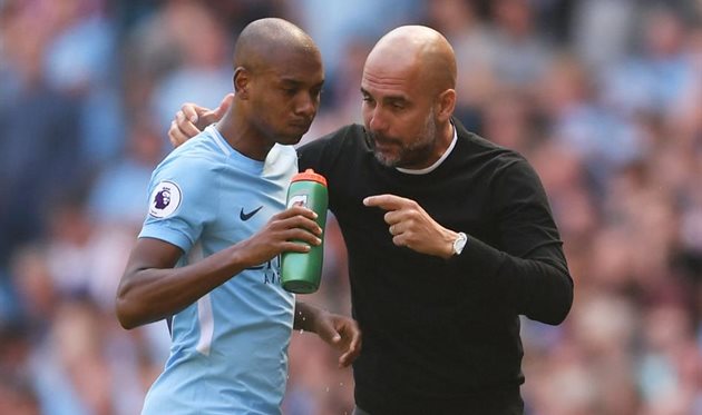 Фернандиньо и Гвардиола, getty images