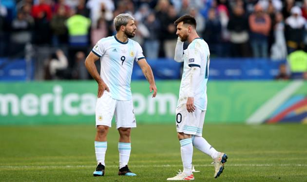 Серхио Агуэро и Лионель Месси, Getty Images