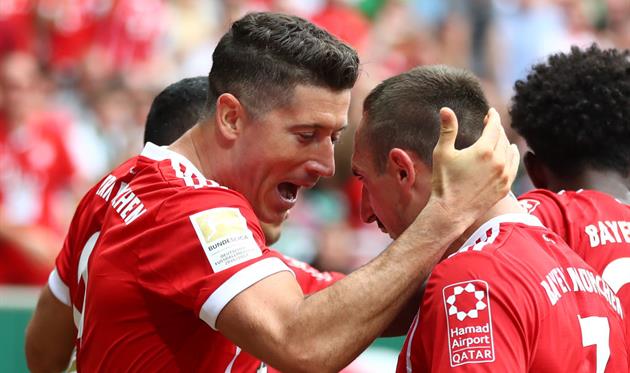 Роберт Левандовски и Франк Рибери, Getty Images