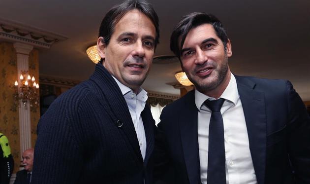 Тренер Лацио Симоне Индзаги и его коллега из Ромы Паулу Фонсека смогут приступить к работе, Getty Images