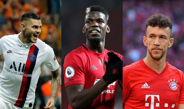 Мауро Икарди, Поль Погба и Иван Перишич, Getty Images