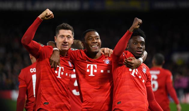 Роберт Левандовки, Давид Алаба и Альфонсо Дэвис, Getty Images