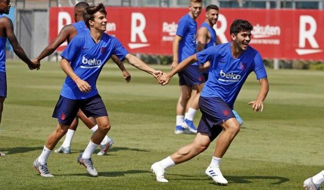 Рикард Пуч и Карлес Аленья, photo FC Barcelona