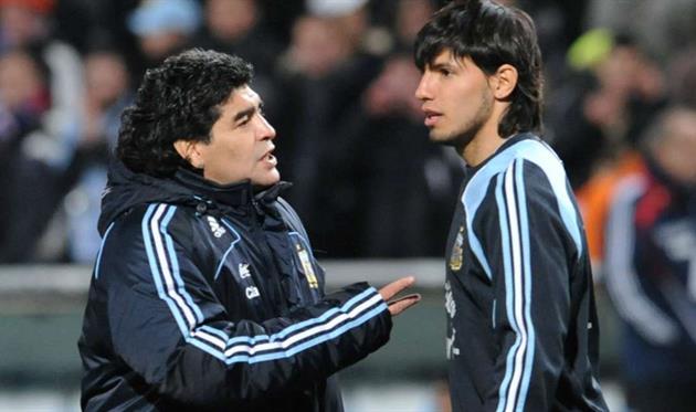 Диего Марадона и Серхио Агуэро, photo AFA