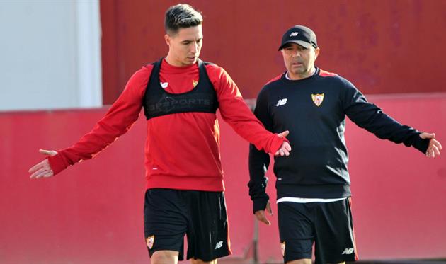 Самир Насри и Хорхе Сампаоли, photo Sevilla FC