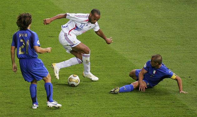 Пирло, Анри и Каннаваро, Getty Images