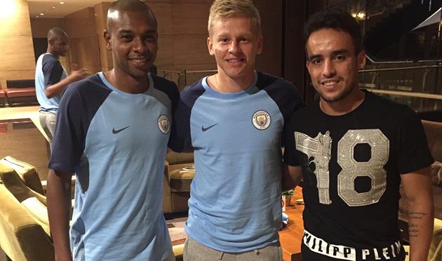 Фернандиньо, Александр Зинченко и Жадсон, twitter.com/Azinchenko17