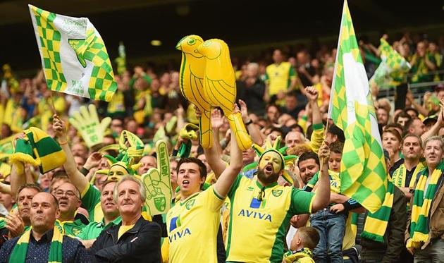 В свое время фаны Норвича праздновали выход в АПЛ любимой команды, Getty Images