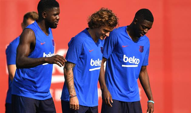 Игроки Барселоны, getty images