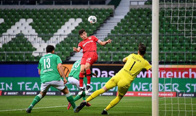 Хаверц поражает ворота Вердера, getty images