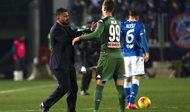 Дженнаро Гаттузо и Аркадиуш Милик, Getty Images