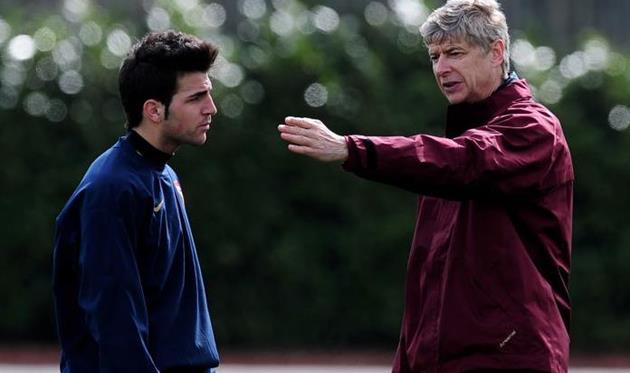 Сеск Фабрегас и Арсен Венгер в 2008 году, Getty Images