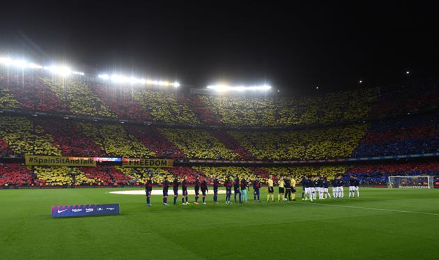 Камп Ноу перед матчем Барселона - Реал, Getty Images