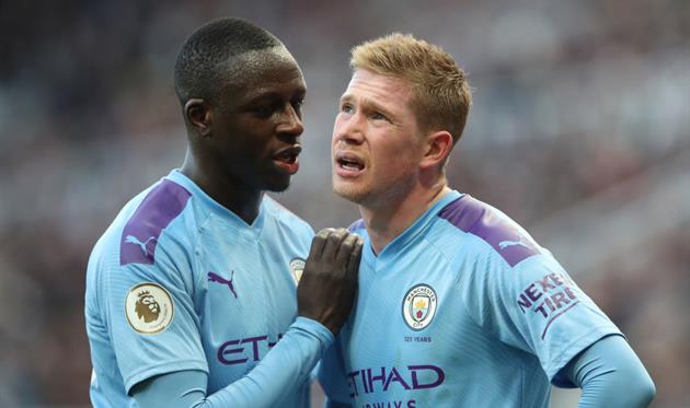 Бенжамен Менди и Кевин Де Брюйне, Getty Images