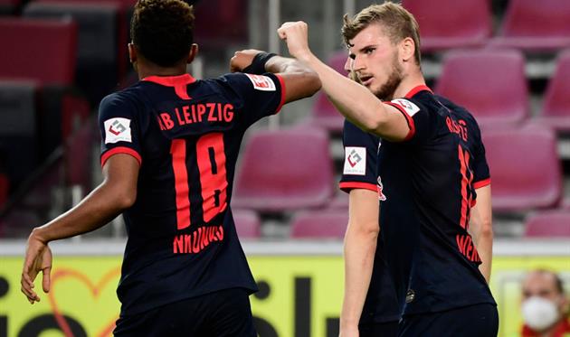 Кристофер Нкунку и Тимо Вернер, Getty Images