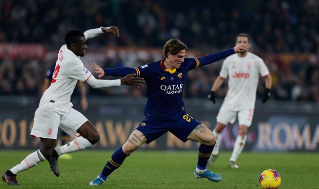 Николо Дзаньоло в матче с Ювентусом, Getty Images