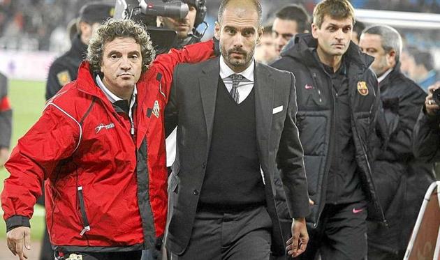 Лильо и Гвардиола, фото Marca