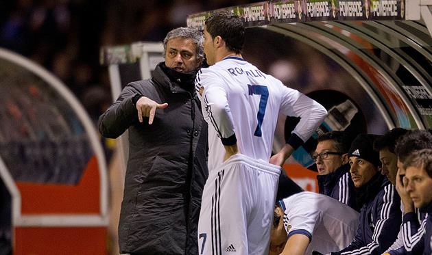 Жозе Моуриньо и Криштиану Роналду, Getty Images