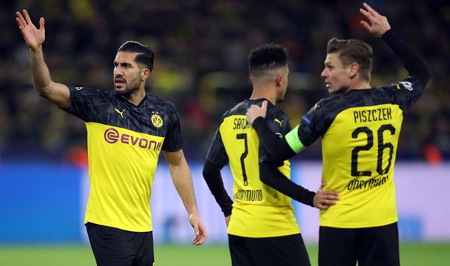 Эмре Джан, Джейдон Санчо и Лукаш Пищек, Getty Images