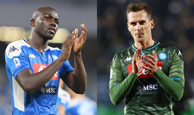 Калиду Кулибали и Аркадиуш Милик, Getty Images