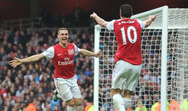 Томас Вермален и Робин ван Перси, ФК Арсенал